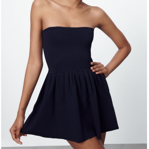 🆕️ Zara Knit Peplum Top - Picture 3 of 4